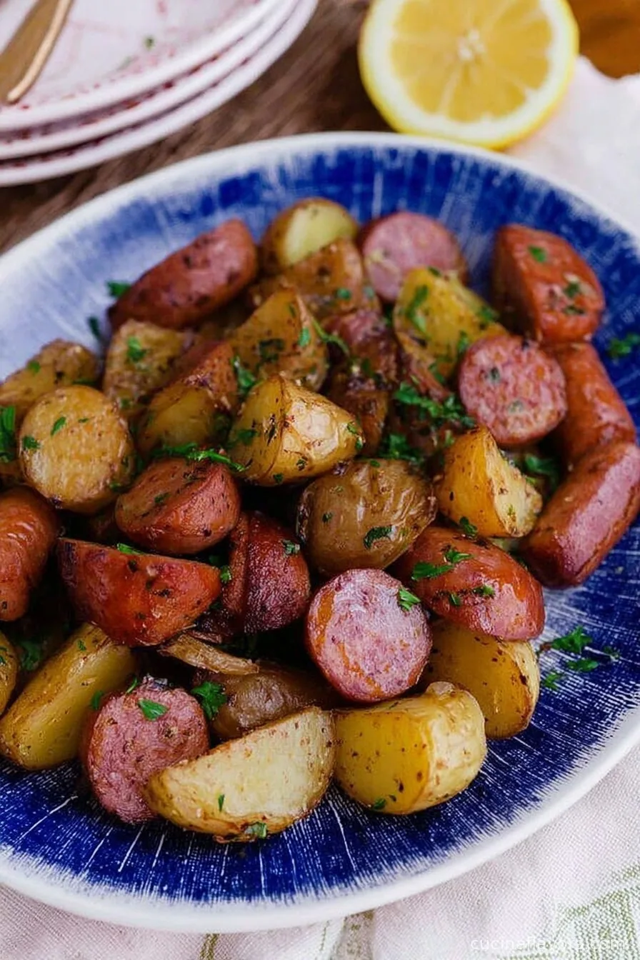 Easy Air Fryer Sausage And Potatoes