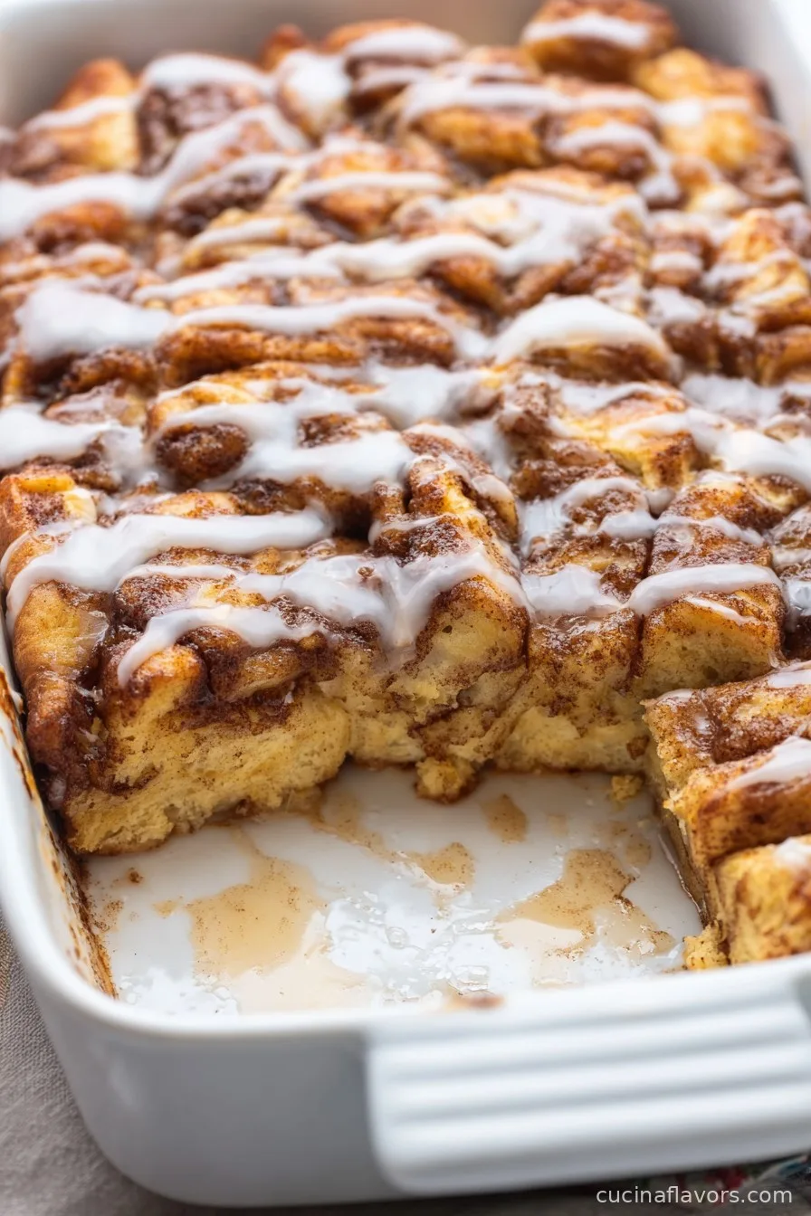Easy Cinnamon Roll Casserole recipe
