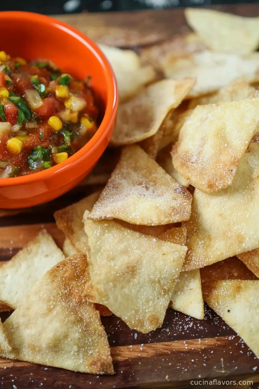 Easy Gluten-Free Air Fryer Tortilla Chips in 10 Minutes