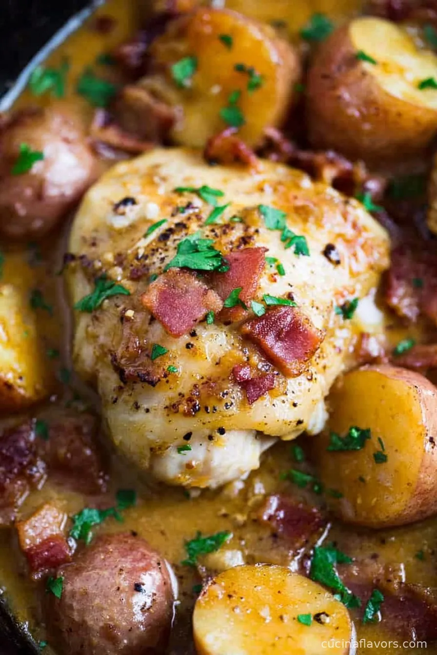 Easy One Pan Dijon Chicken and Potatoes