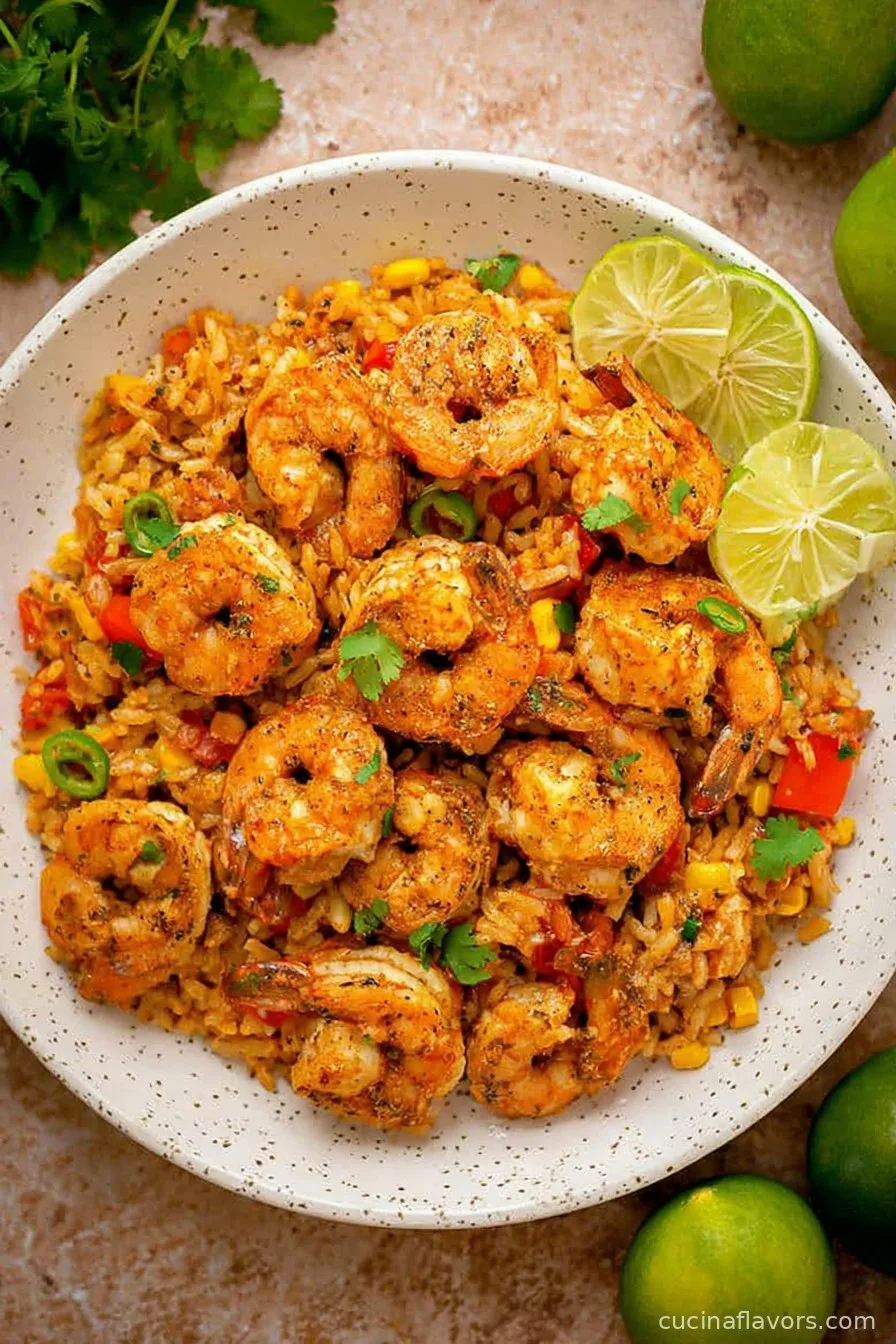 Easy One-Pan Mexican Shrimp and Rice Recipe