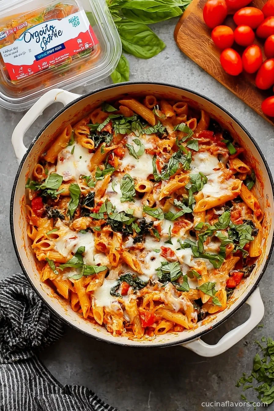 Easy One-Pot Easy Vegan Pasta Bake Recipe
