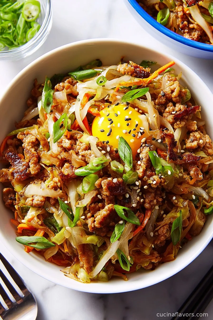 Egg Roll Bowls