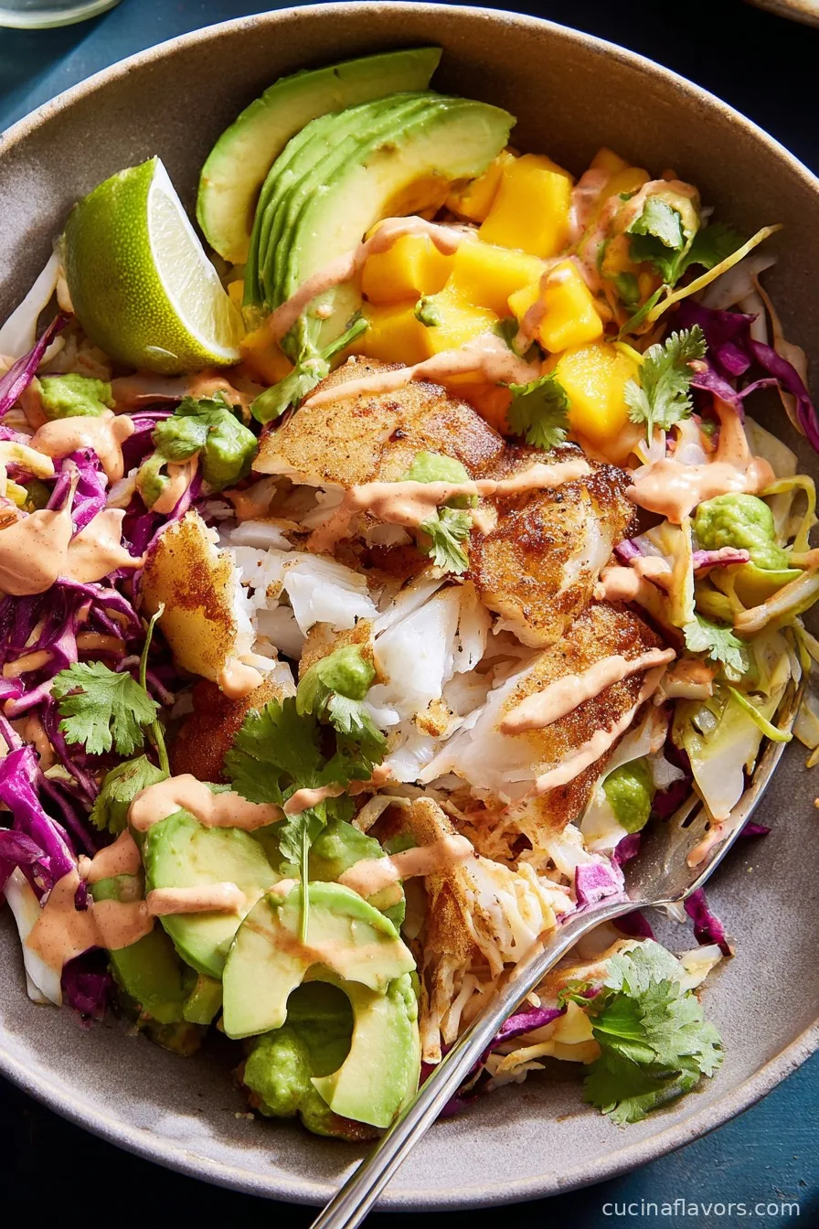 Fish Taco Bowls