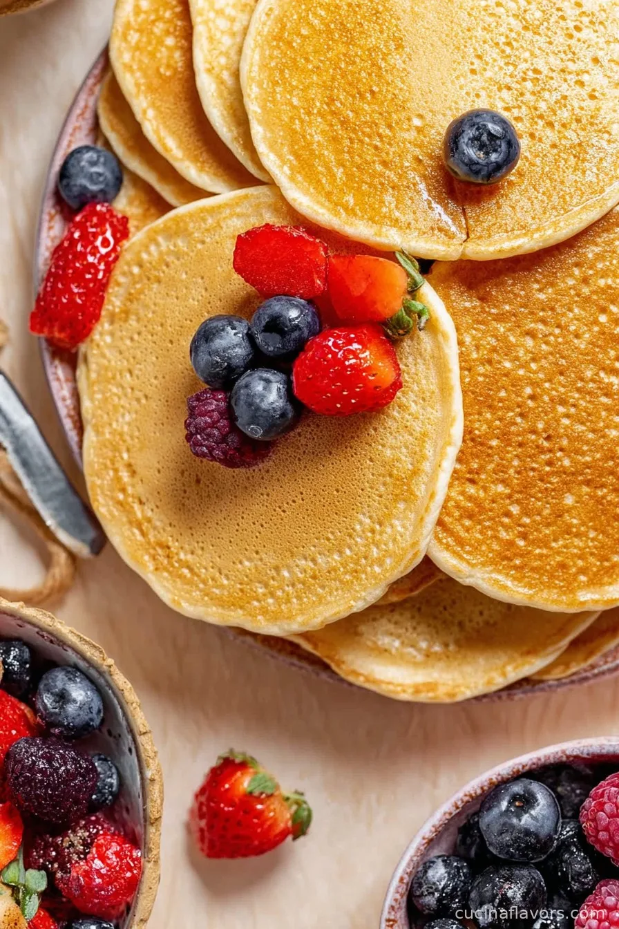 Fluffy High-Protein Cottage Cheese Pancakes (No Added Sugar, Kid-Friendly)