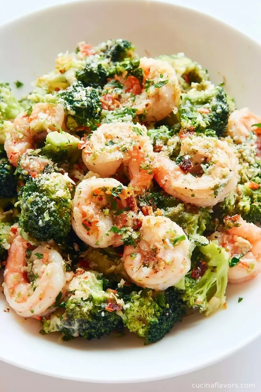 Garlic Shrimp With Broccoli | Keto & Low Carb (High-Protein)