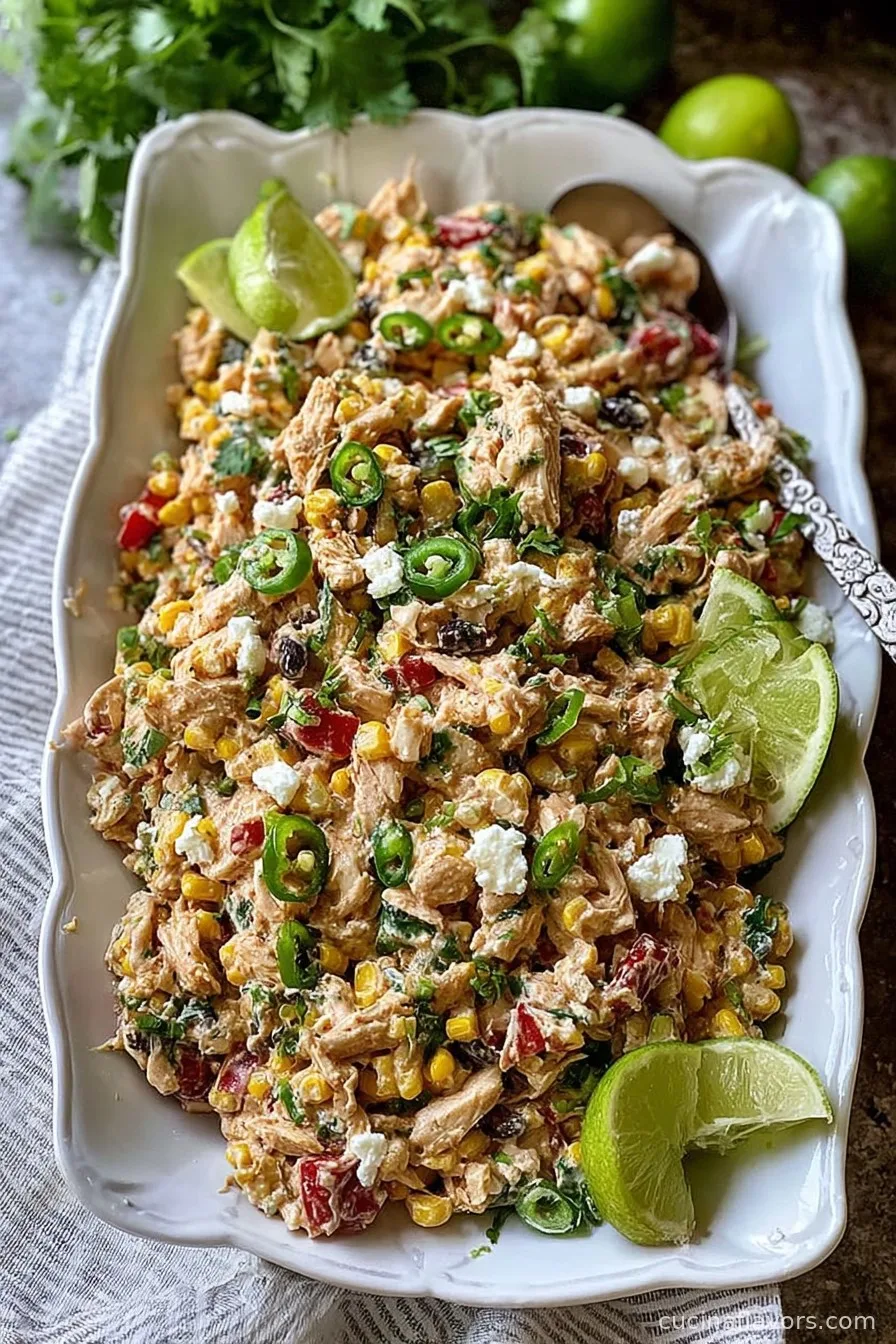 Healthy Street Corn-Inspired Chicken Salad