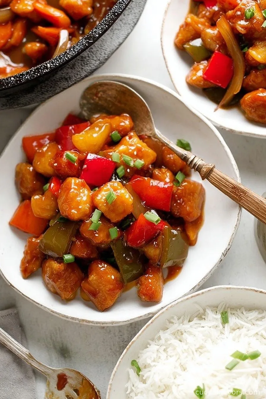 Healthy Sweet and Sour Chicken