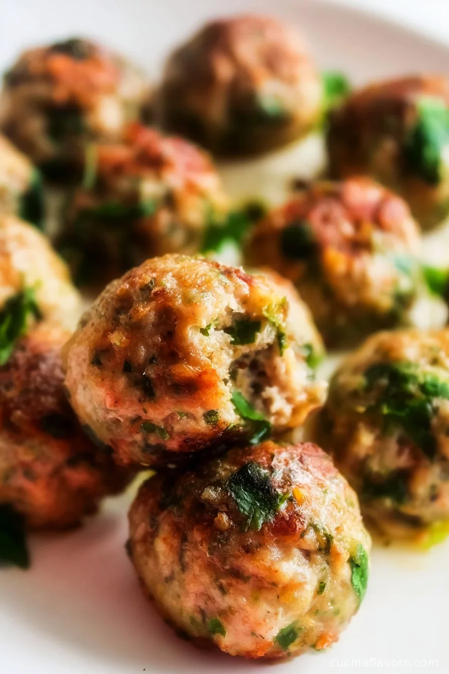 Healthy Turkey Meatballs Recipe Without Breadcrumbs (High-Protein)