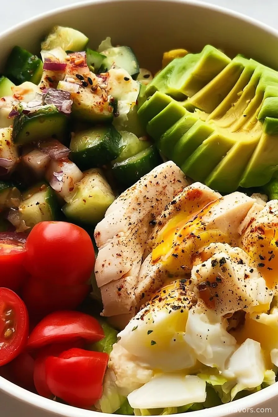 High-Protein Avocado Chicken Salad (Meal Prep)
