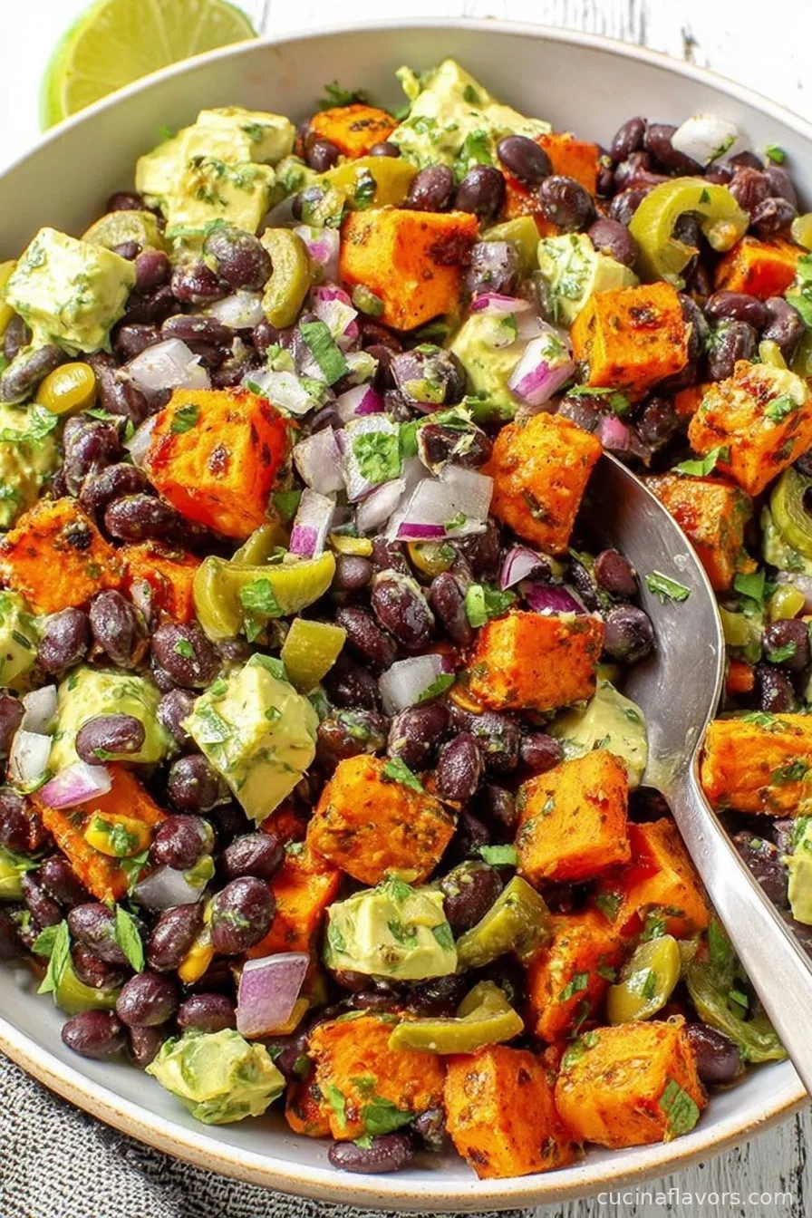 High Protein Black Bean Salad