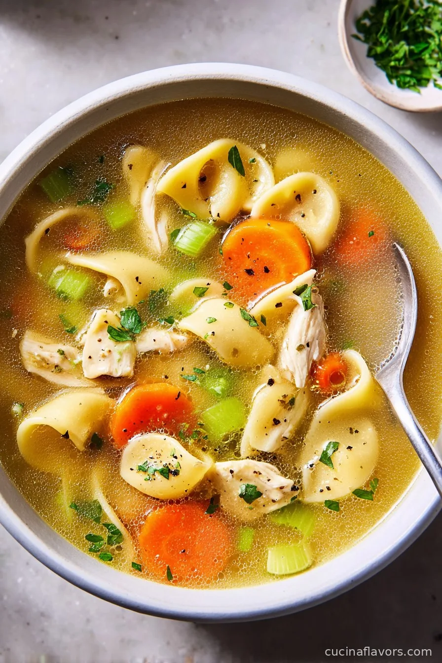 High-Protein Chicken Noodle Soup