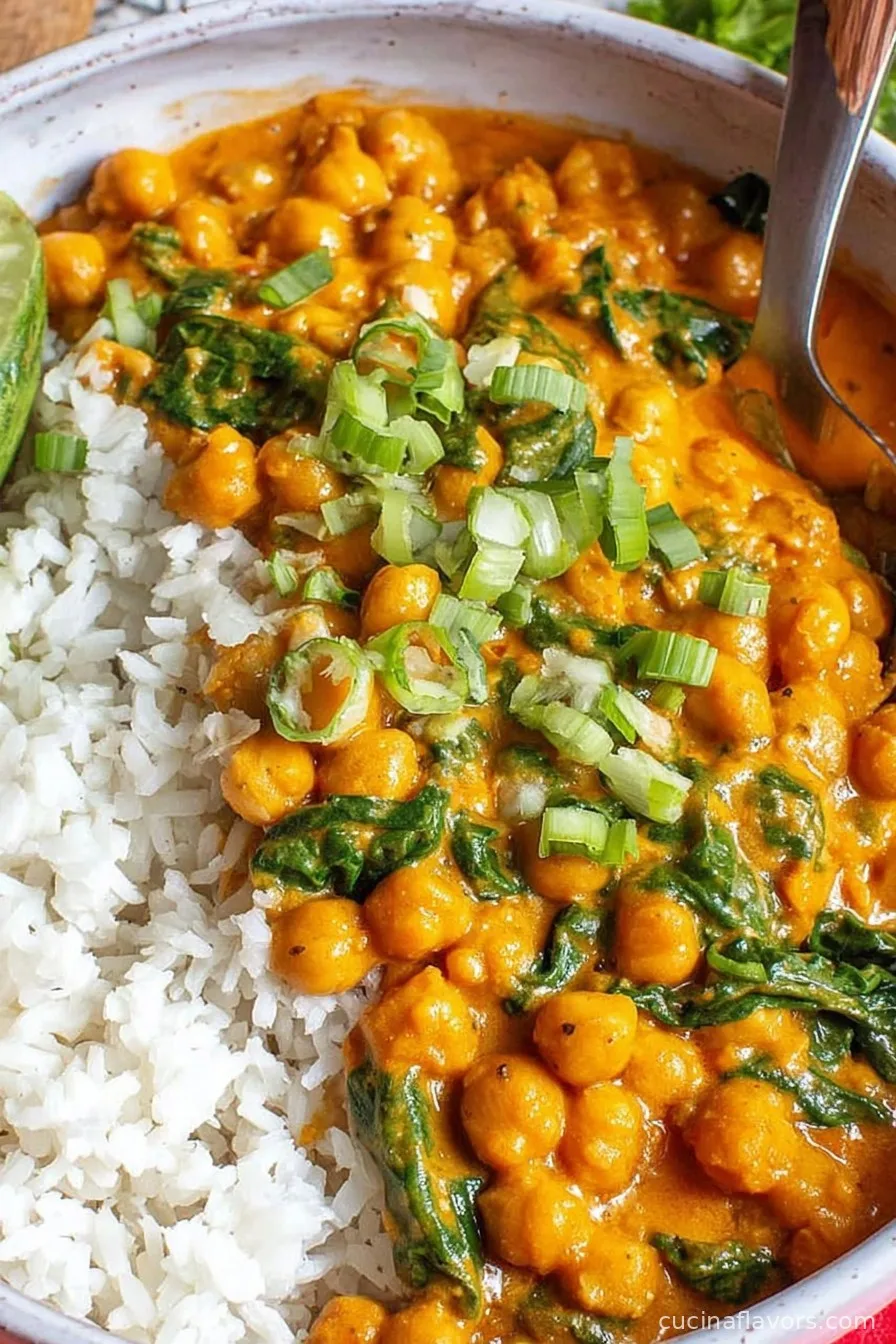High Protein Chickpea Curry