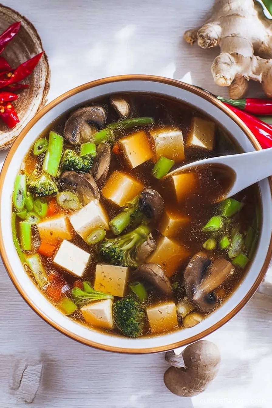 High Protein Easy Tofu Soup