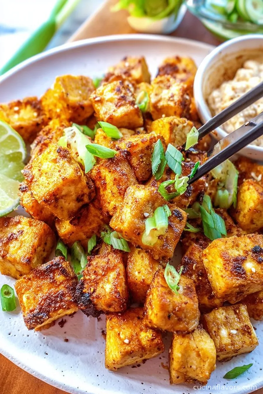 High Protein Fried Tofu