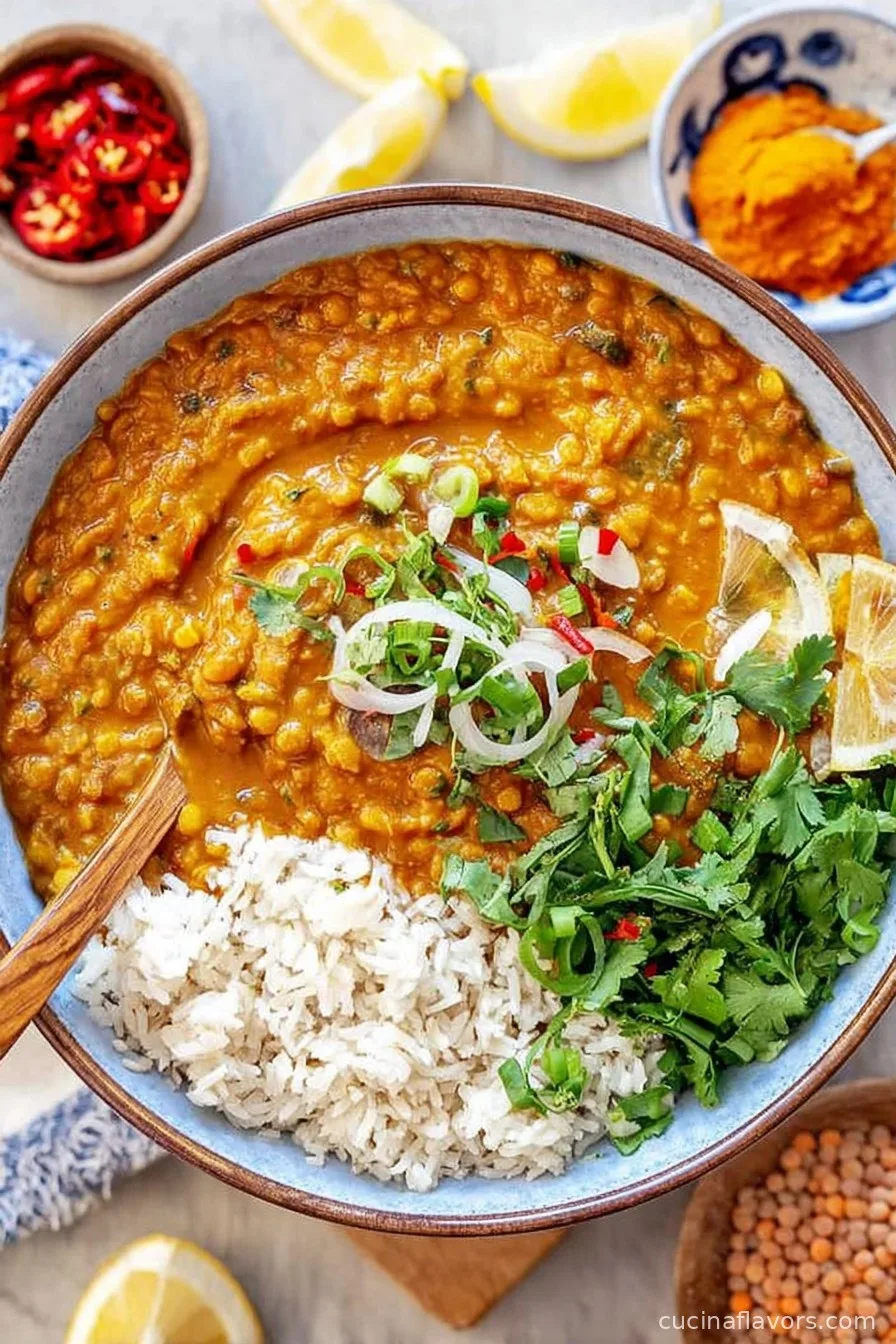 High Protein Lentil Curry