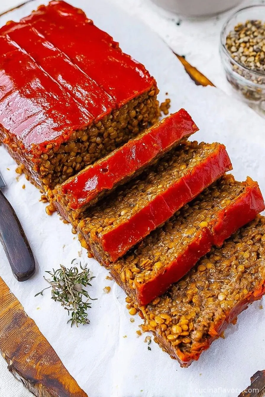 High Protein Lentil Loaf