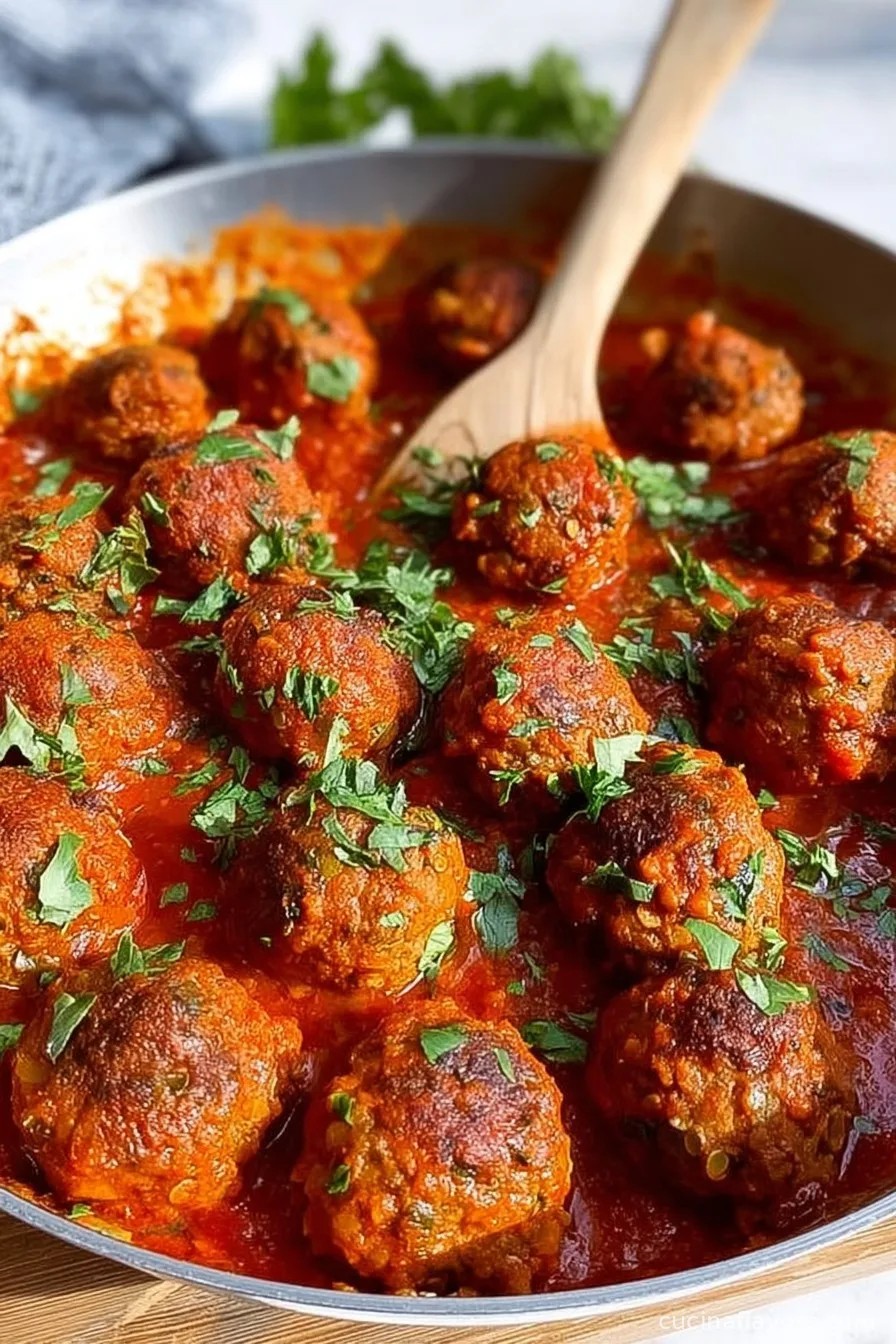 High Protein Lentil Meatballs