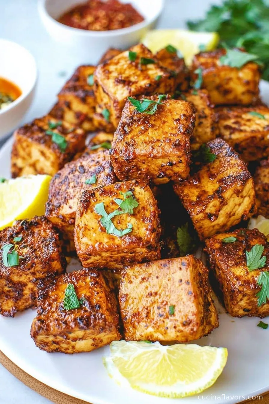 High Protein Marinated Tofu