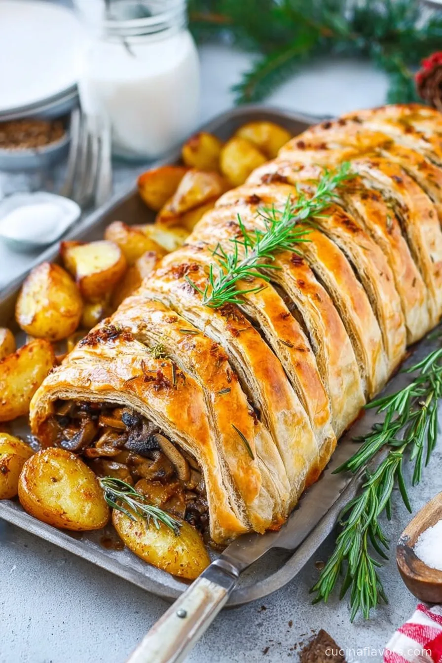 High Protein Mushroom Wellington