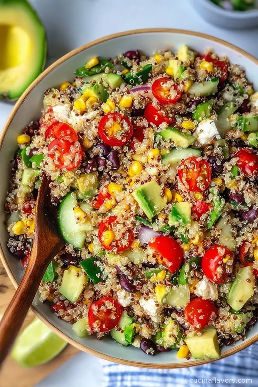 High Protein Quinoa Salad