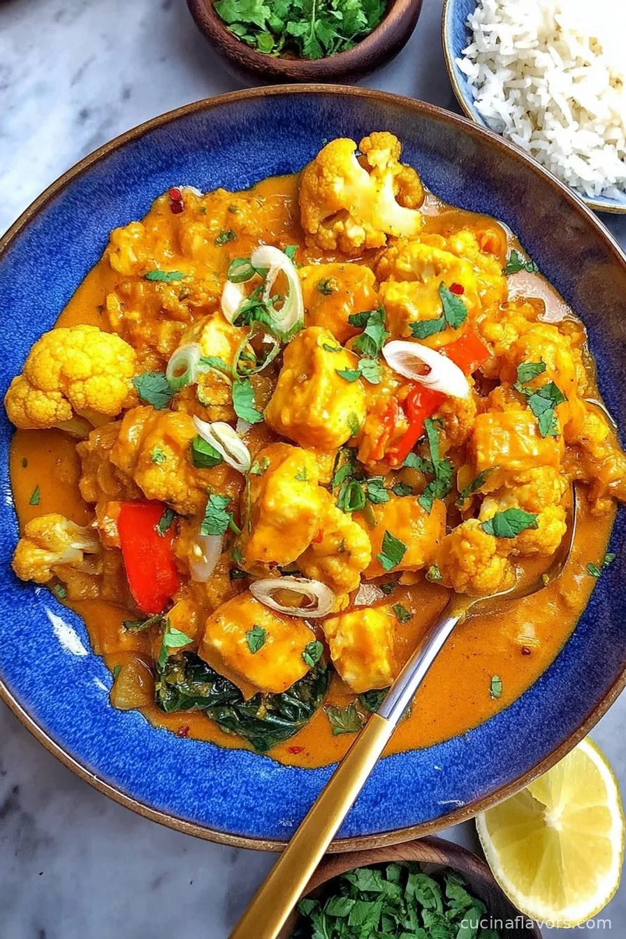 High Protein Tofu Curry