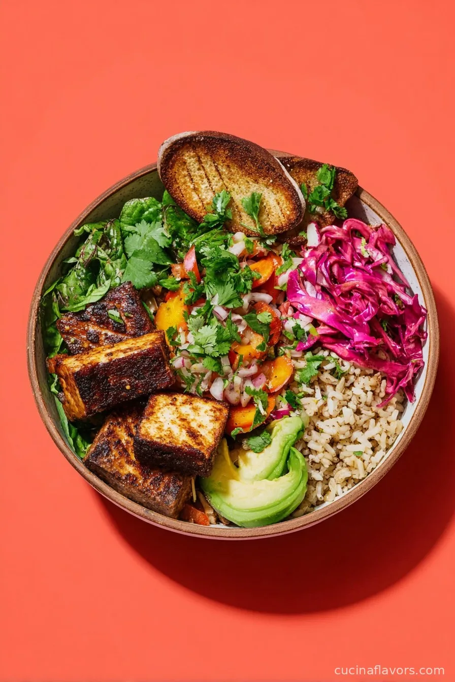 Jerk Tofu Grain Bowls
