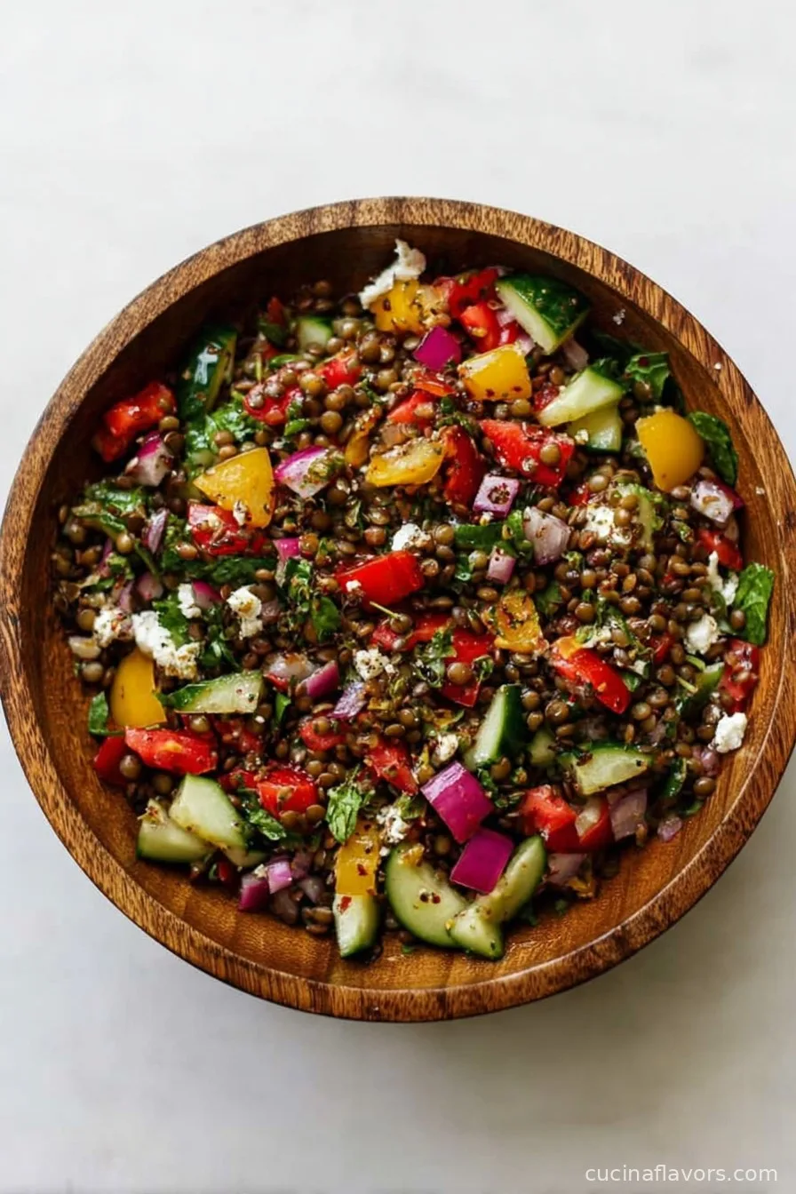 Mediterranean Lentil Salad