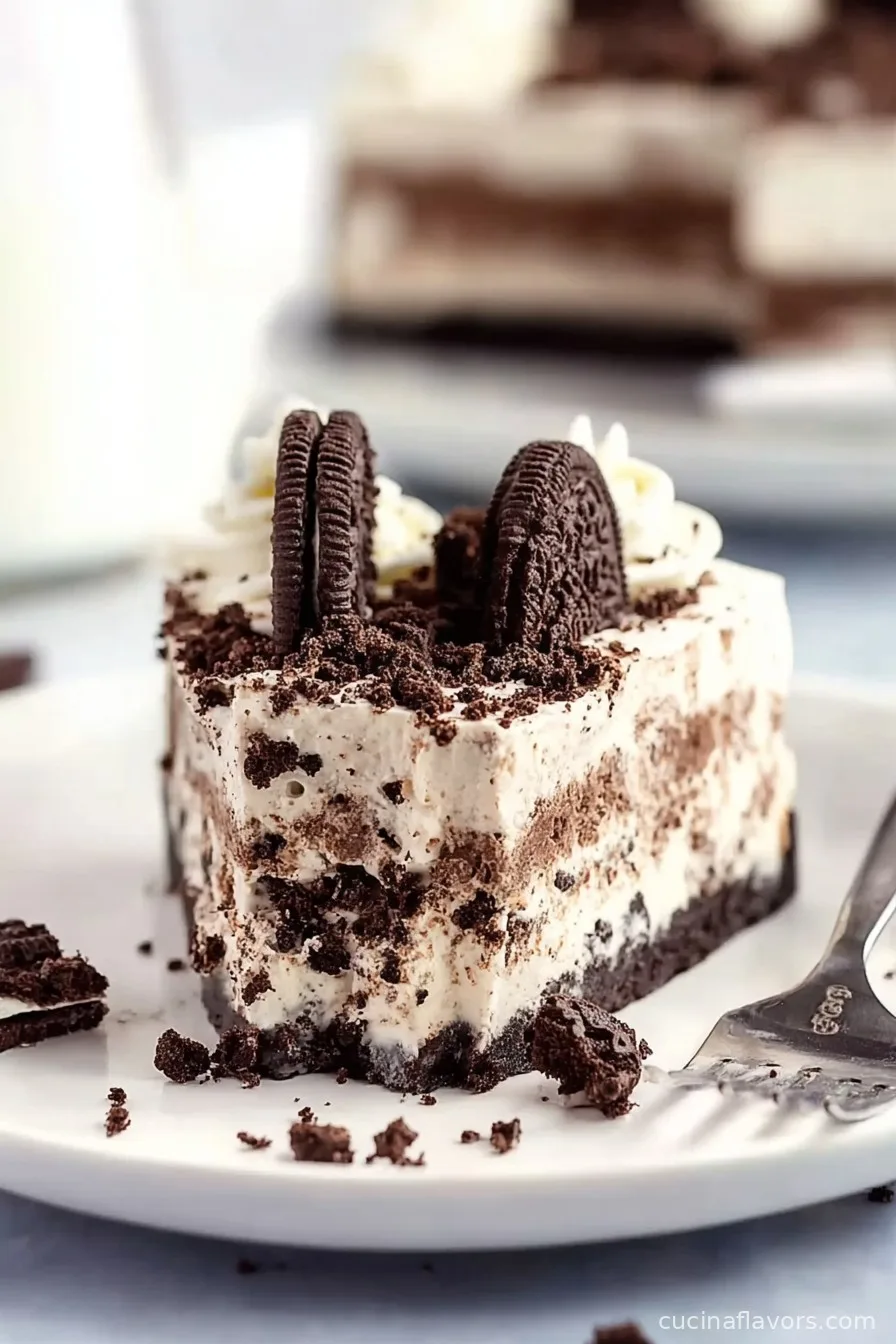 No Bake Oreo Cheesecake