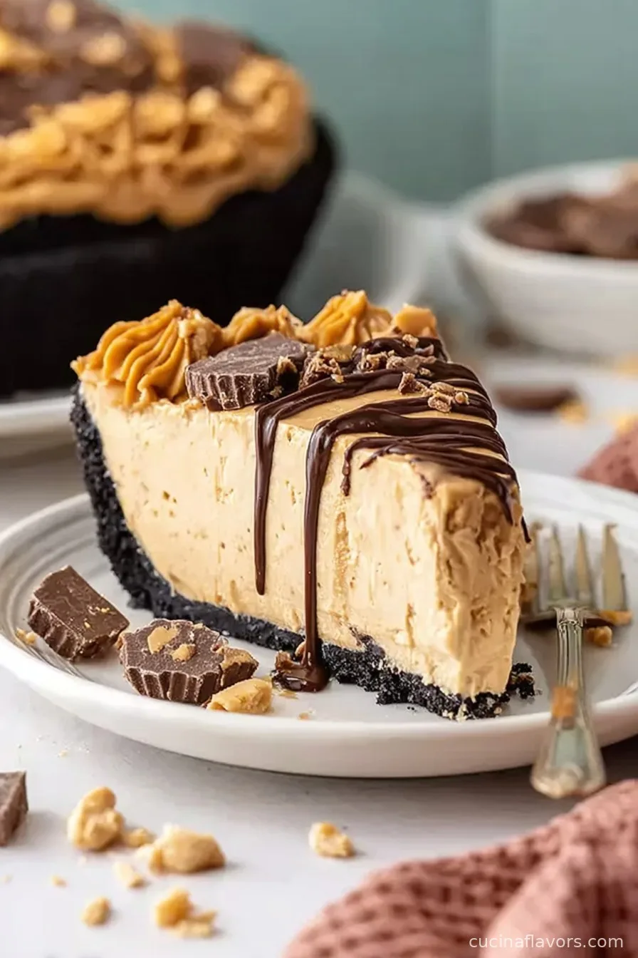 No Bake Peanut Butter Pie