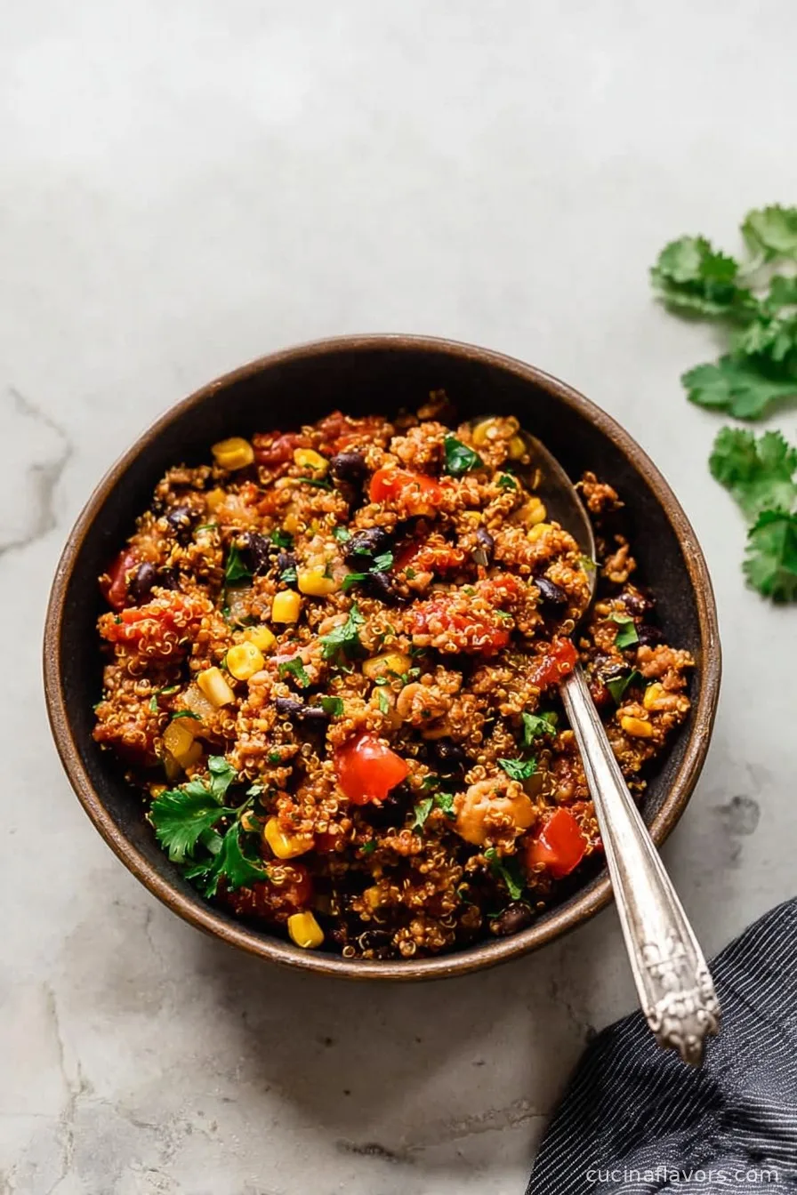 One Pan Mexican Quinoa