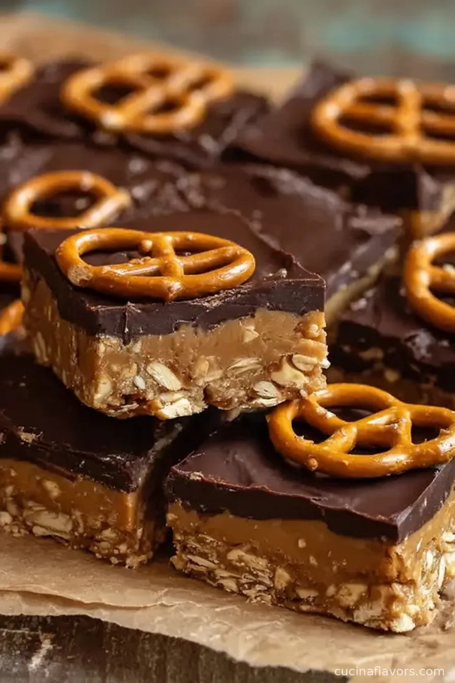 Peanut Butter Pretzel Bars