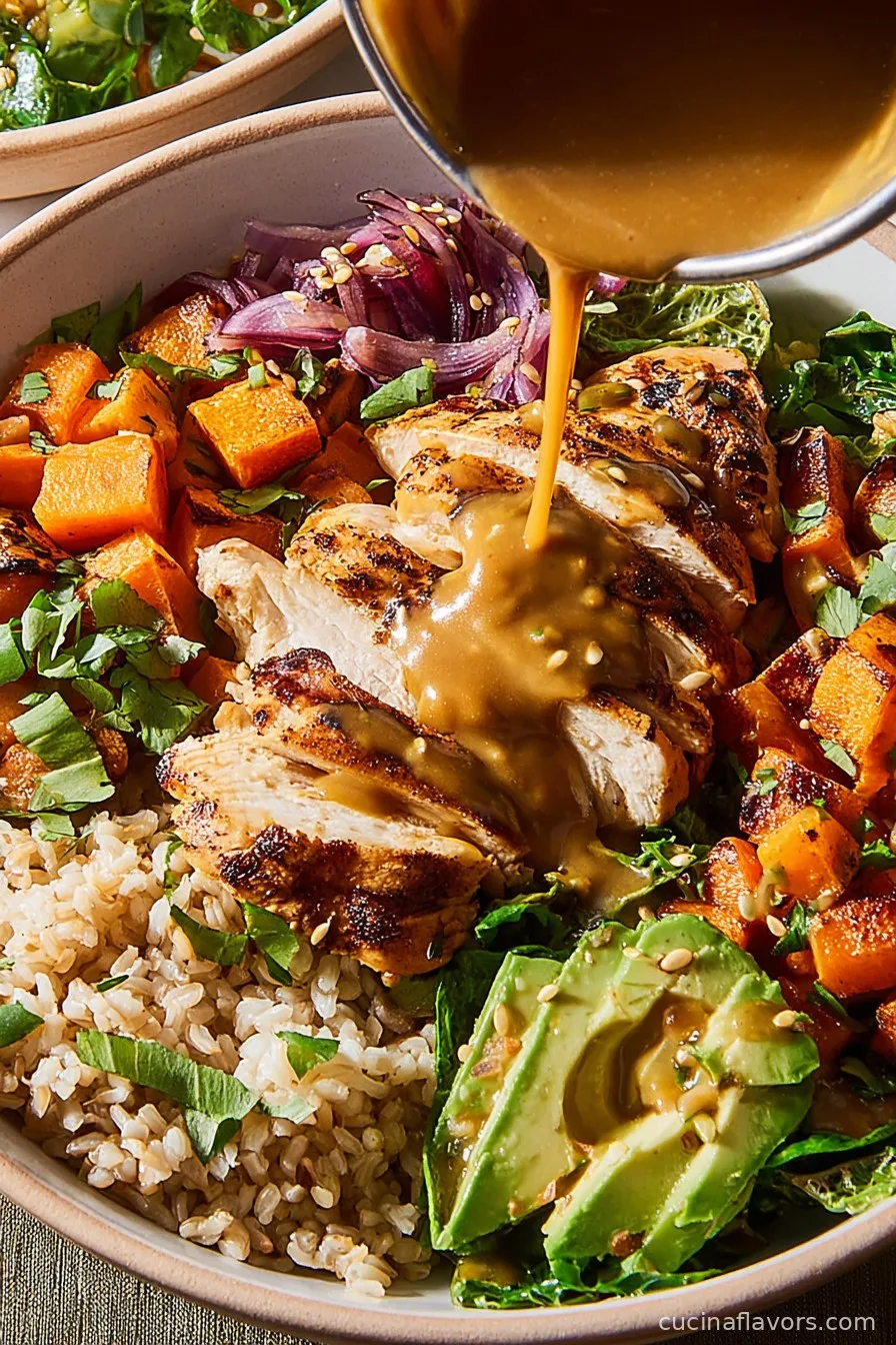 Peanut Chicken Protein Bowls