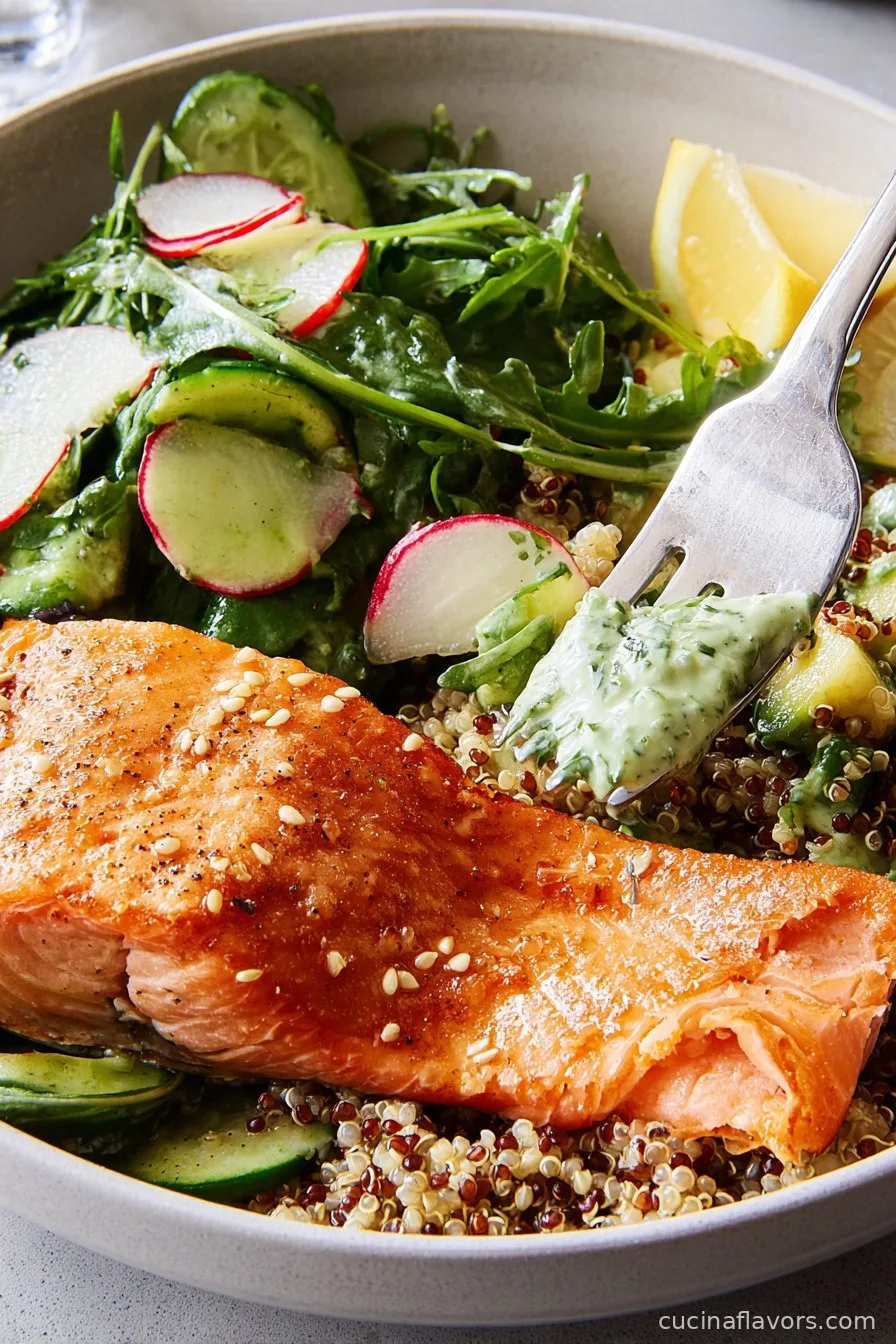 Salmon Quinoa Bowl