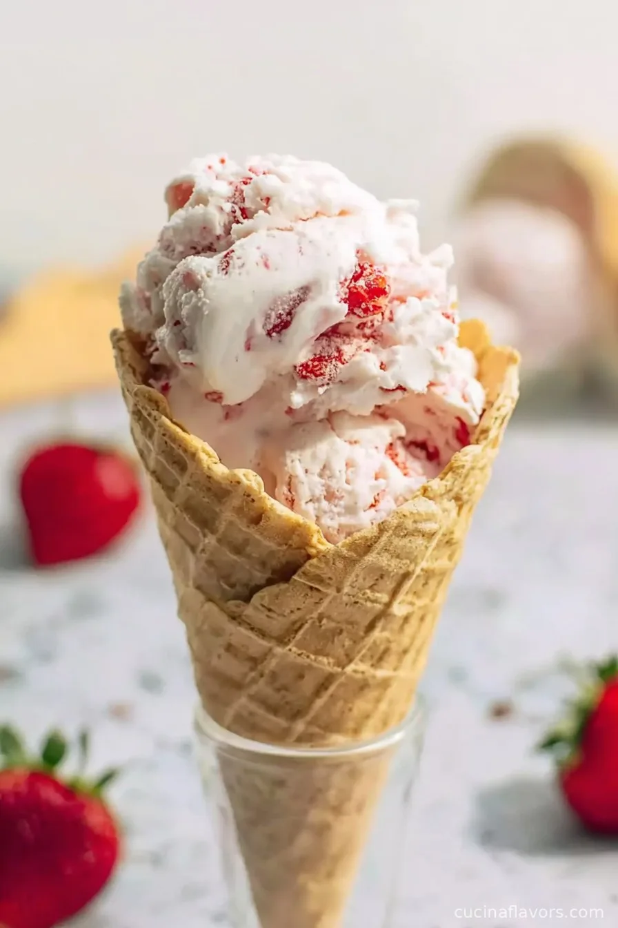 Strawberry Cheesecake Ice Cream