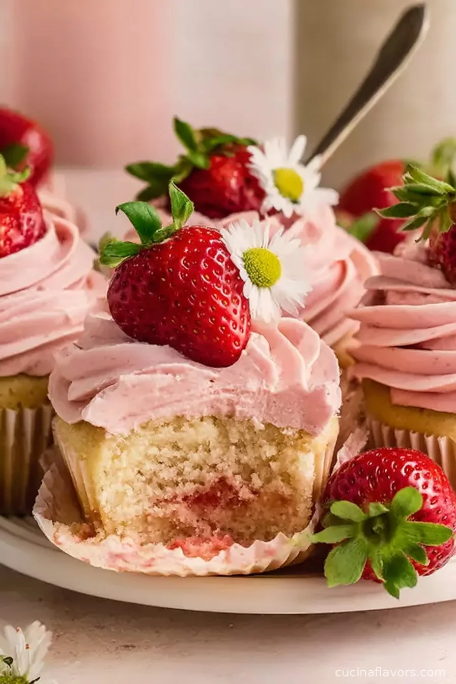 Strawberry Cupcakes