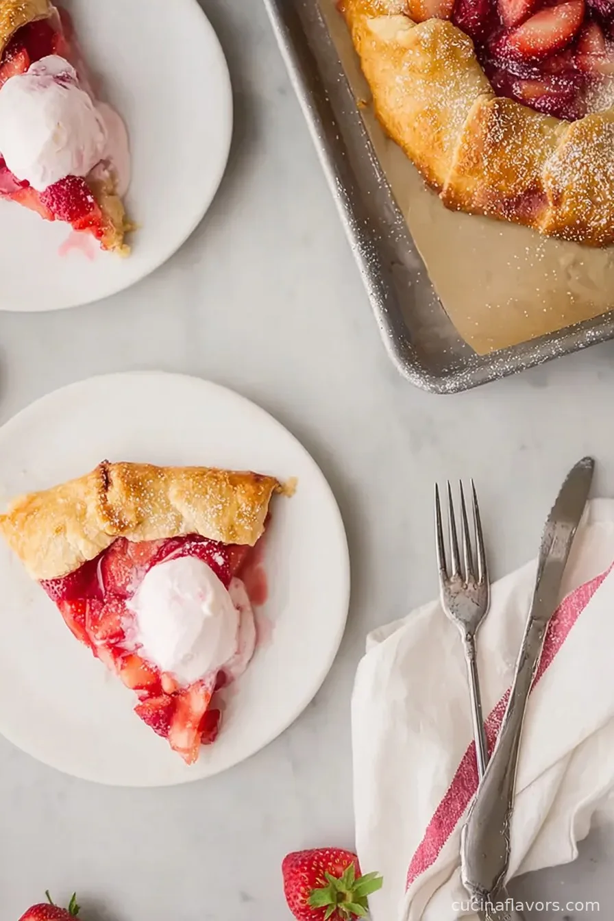 Strawberry Galette