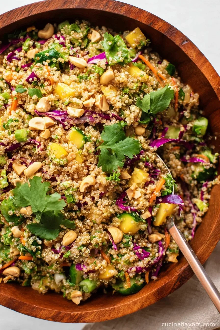 Thai Peanut Quinoa Salad