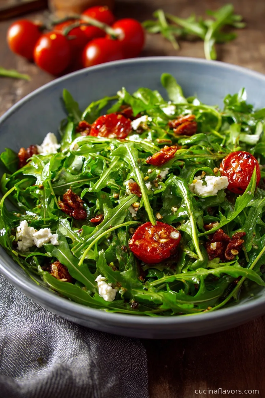 Warm Arugula Salad