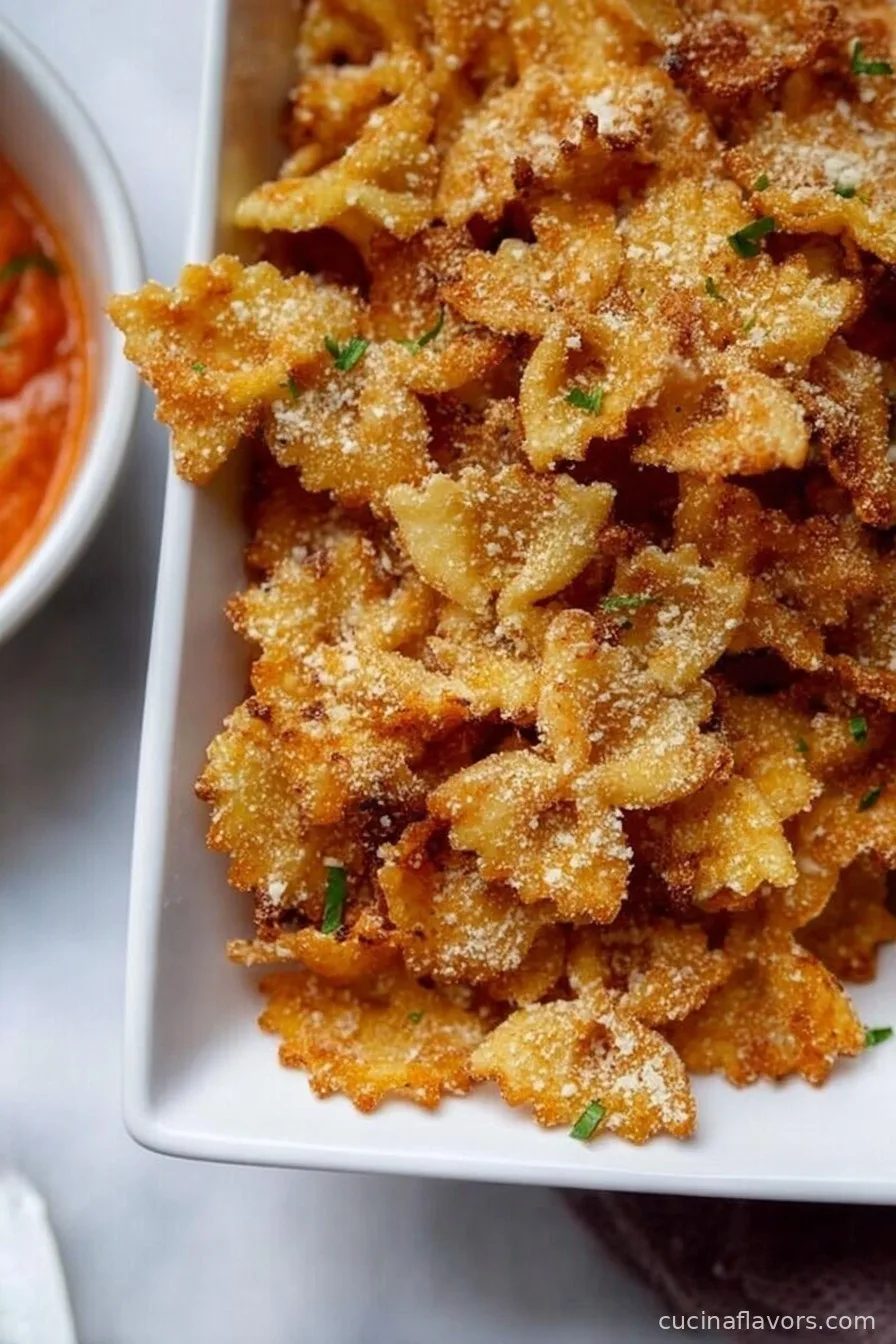 Air Fryer Pasta Chips