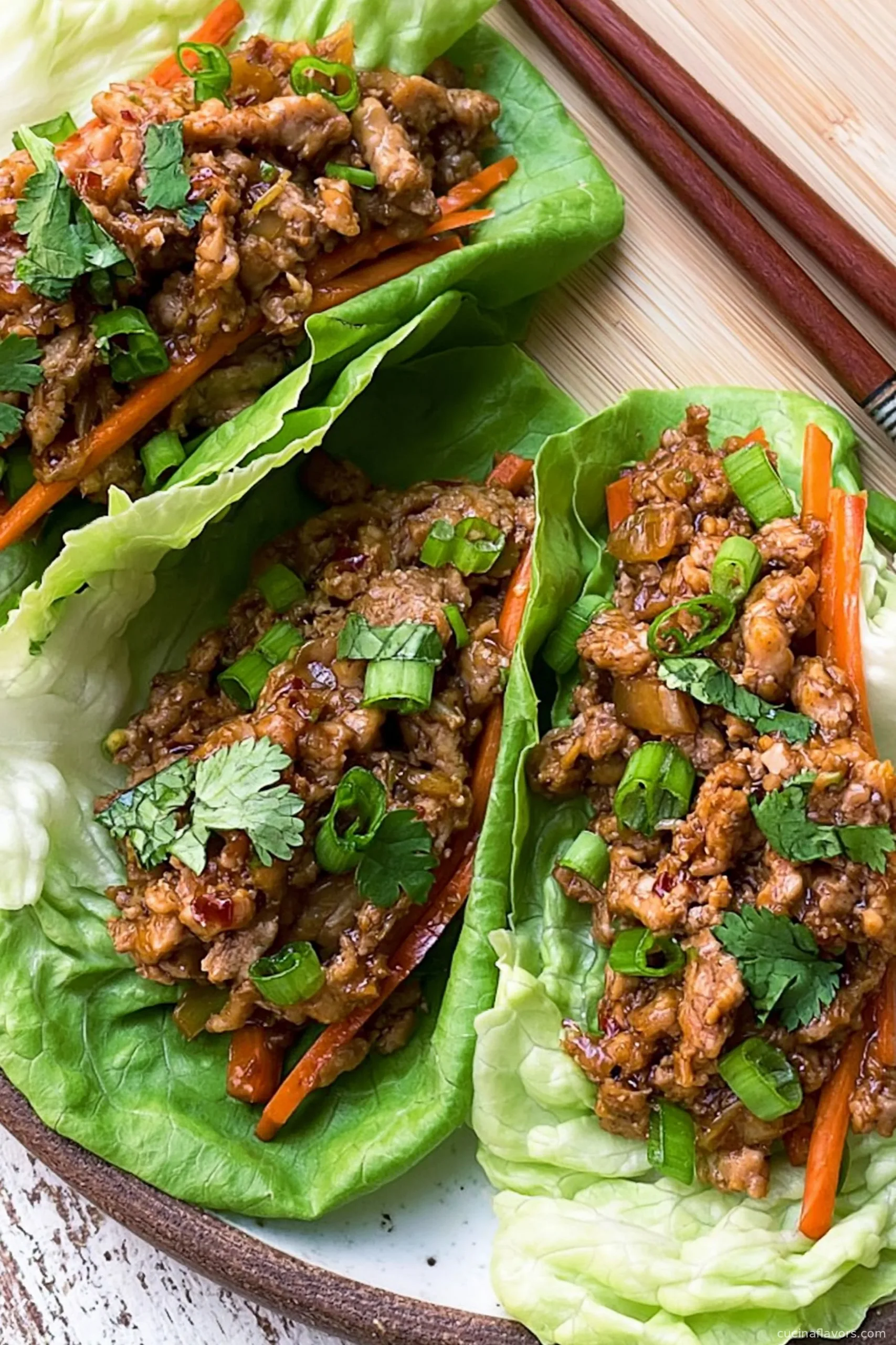 Asian Turkey Lettuce Wraps
