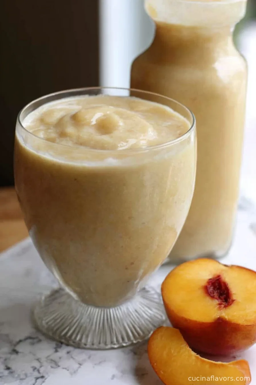 Banana Peach Smoothie