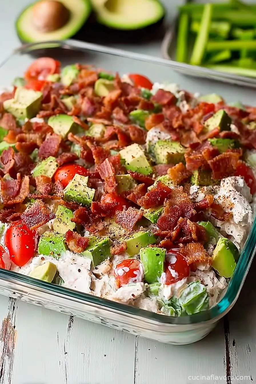 BLT Chicken Salad Meal Prep