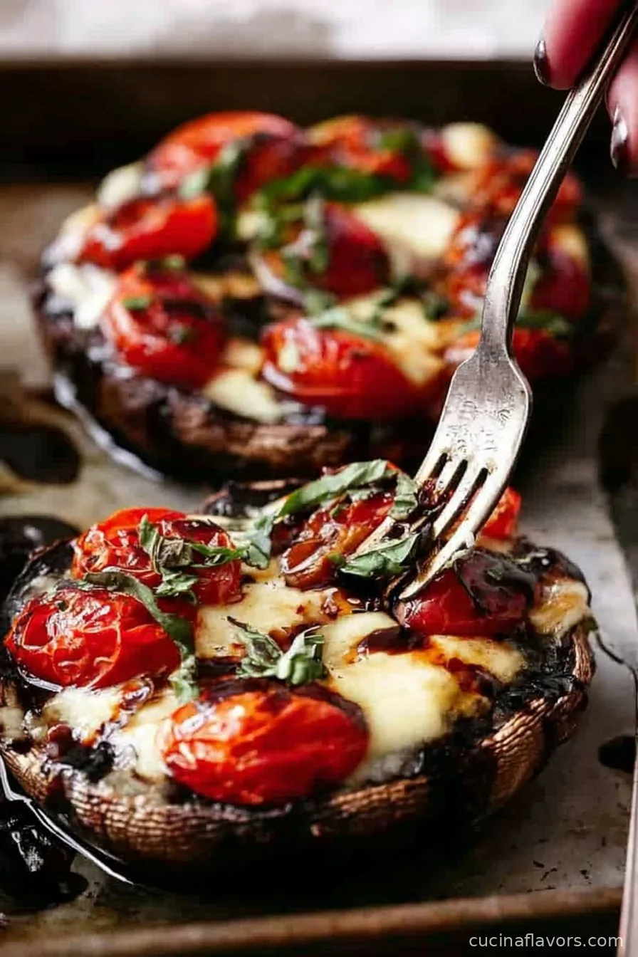 Caprese Stuffed Portobellos