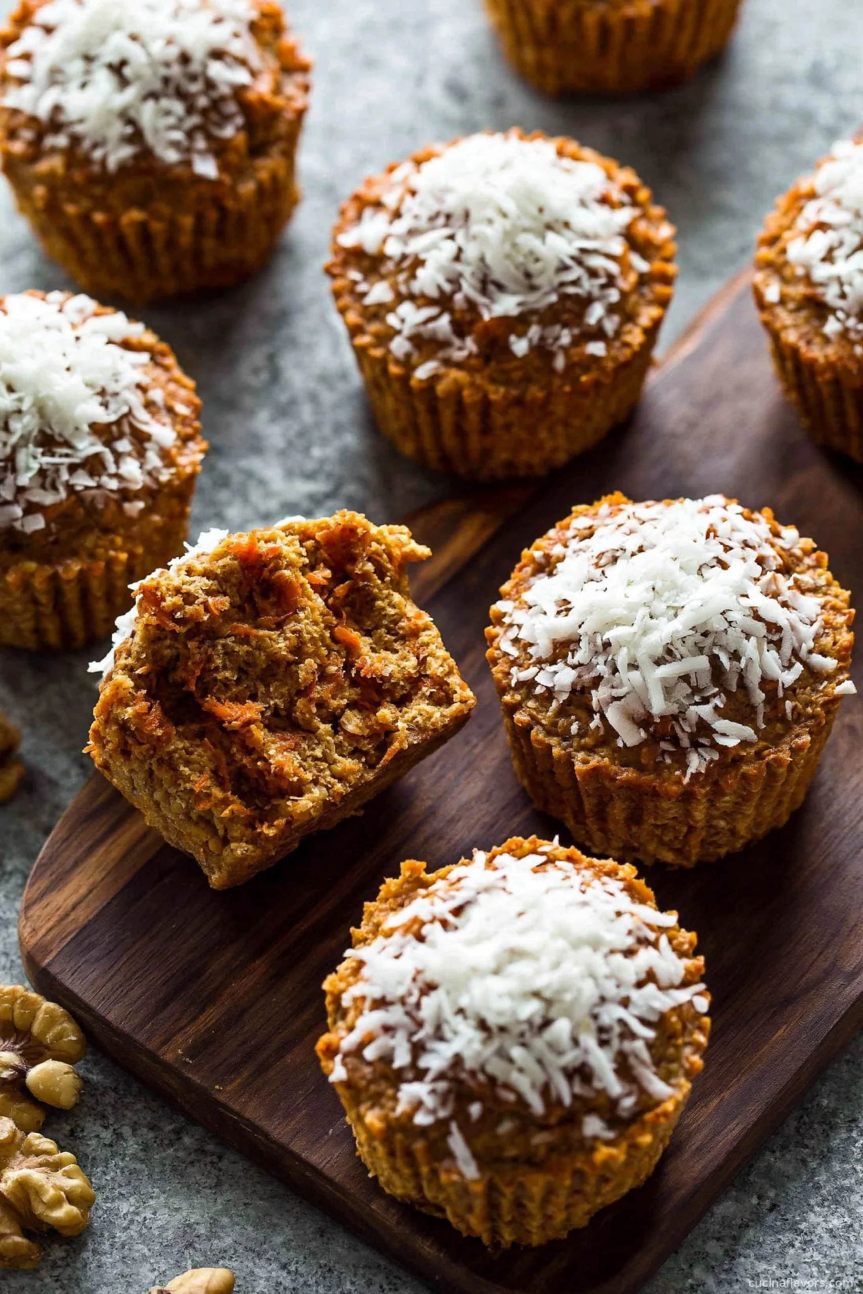 Carrot Lentil Protein Muffins