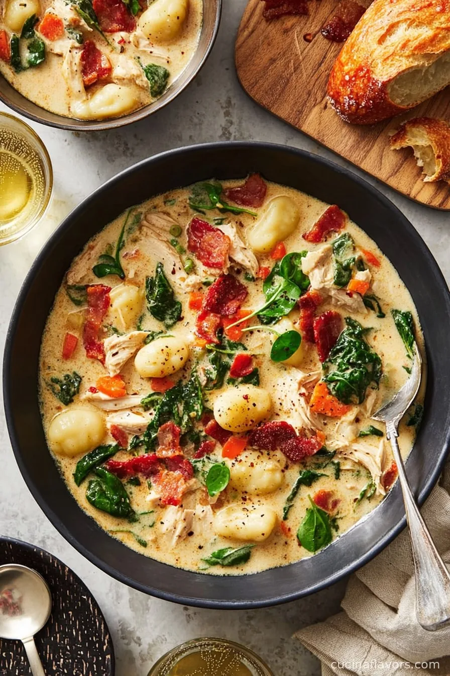 Chicken and Gnocchi Soup