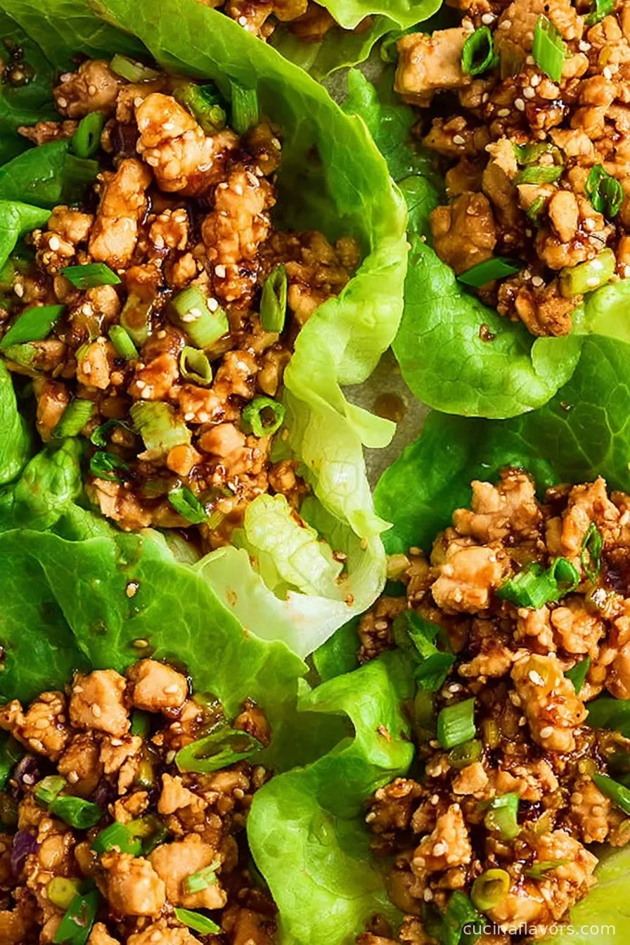 Chicken Lettuce Wraps