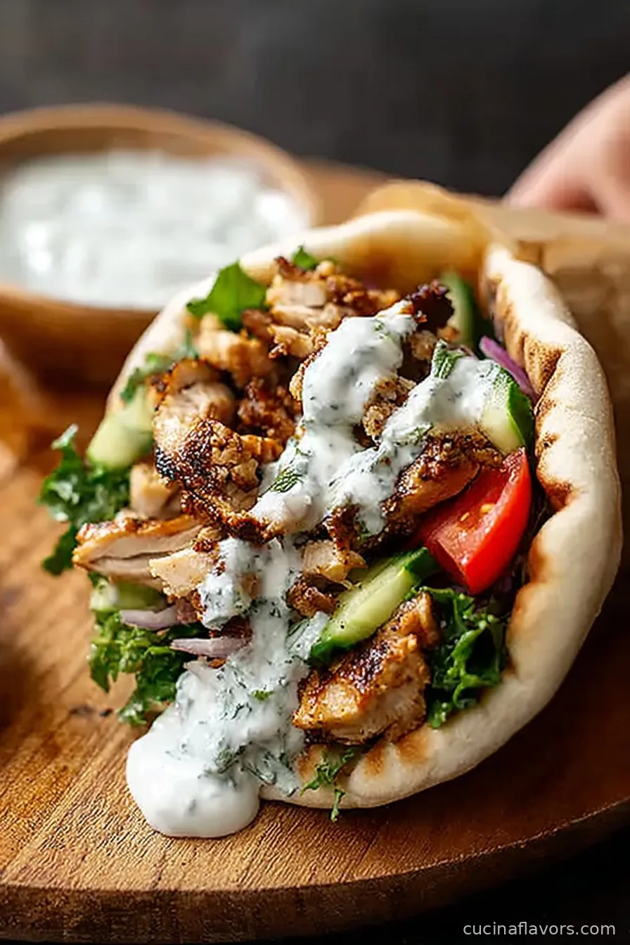 Chicken Shawarma with Garlic Sauce Recipe (Easy & Delicious)