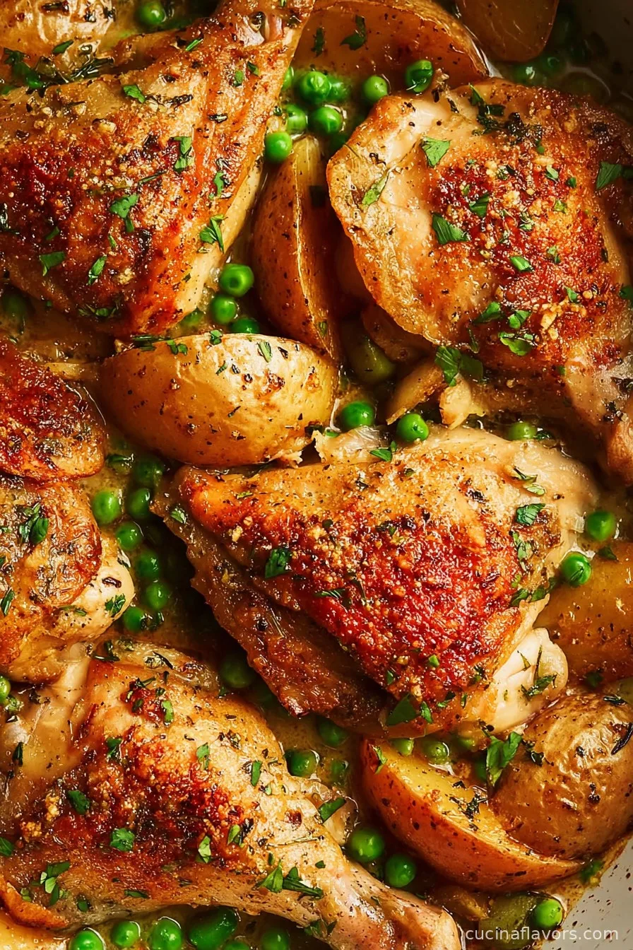 Chicken Vesuvio