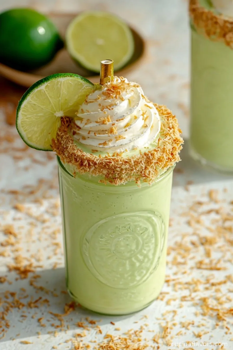 Coconut Key Lime Pie Smoothie
